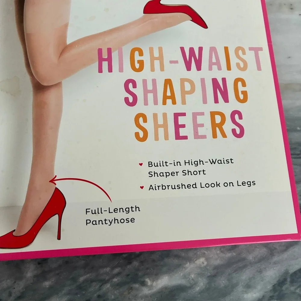 Assets by Spanx High-Waist Shaping Sheers Nude Pantyhose Size 1 269B